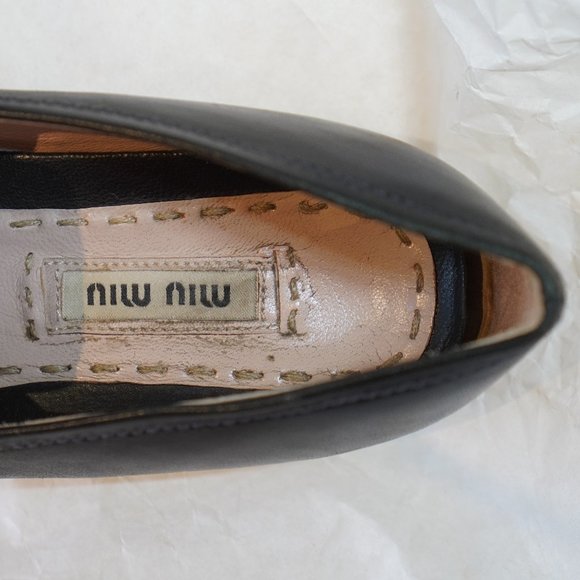 MiuMiu loafer metal cap toe - Picture 4 of 5